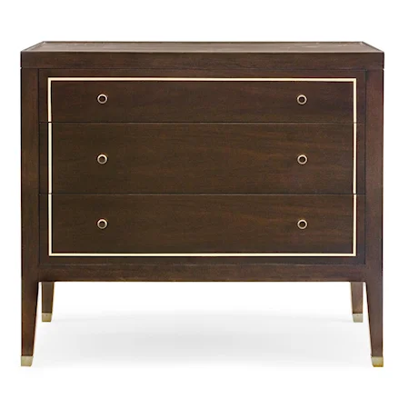 3 Drawer Chest with Slim Tapered Legs